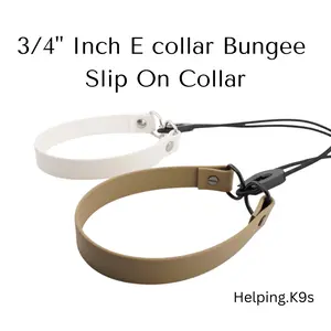 E-Collar Bungee Strap – 3/4" BioThane® Replacement Collar for Dogtra, Garmin & E-Collar Technologies, Waterproof & Durable, Handmade in USA