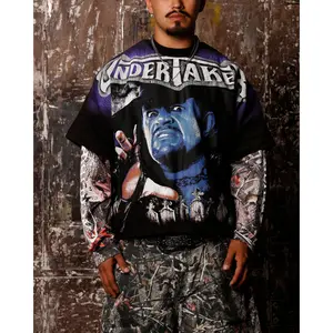 Loiter X WWE Undertaker Vintage T-Shirt Vintage Black