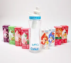 Cirkul 22-oz Water Bottle w/ (8) Adjustable Flavor Cartridges