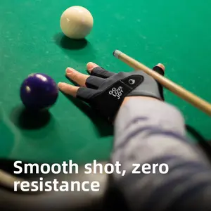 Billiards gloves three-finger snooker billiard ball breathable wear-resistant comfortable non-slip light perspiration