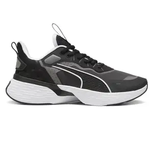 PUMA Mens Softride Sway Running Sneakers Shoes - Black