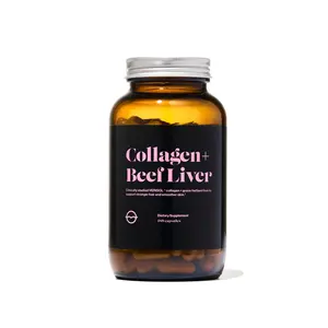 Collagen + Beef Liver Capsules by Organic Olivia | Nutrient Dense Capsule With Grass-Fed Beef Liver & Patented Peptides