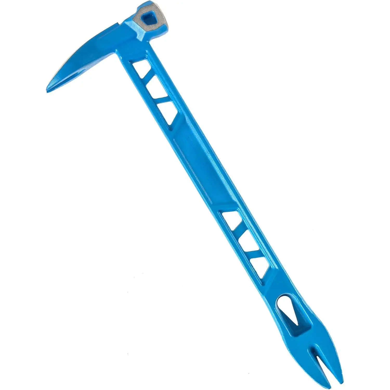 10-Inch Double Ended Carbon Steel Cats Paw Nail Puller Pry Bar (0691) - Carpentry Tools, DIY Tools, Precision-Honed Claws, Strength-Boosted Lightweight Build, 180° Nail Slots, Dual Strike Zones, Magnetic Holder for Fast/Headless Removal