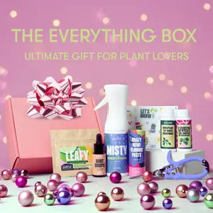 Southside Everything Box – Perfect Gift for Plant Lovers - Complete Indoor Plant Care Kit with Keiki Paste, Misty, Root Drops, Tap Water Conditioner, Lively Soil Booster, Leafy Plant Food & Garden Scissors - Houseplant Gift Set