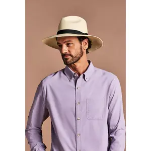 Cuenca Wide Brim Panama Hat | Natural