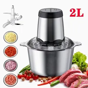 Stainless Steel Meat grinder electric machine, Food Processors,for Baby Food, Meat, Onion, Vegetables Essential kitchen items