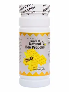 Nu-Health Super III Natural Bee Propolis – 200 Softgels – Supports Immune Function & Antioxidant Defense