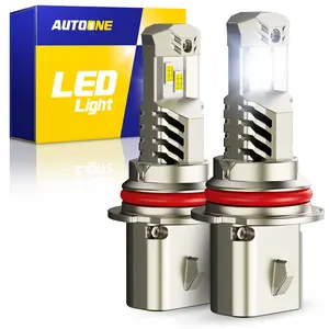 AUTOONE HB5/9007 Headlamps Fog LED Light Car Bulbs, 26,000LM White 6000K with Cooling Fan, Brighter Halogen Headlight Replacement, Plug & Play, IP67 Waterproof, Quick Installation, Universal Fit for Cars/Trucks/SUVs Autos Parts Automotive Vehicle summervi