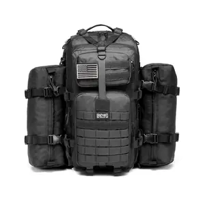 Military Tactical Backpack with 2 Detachable Packs, Army Assault Pack, Large Fieldline Molle Bag, Polyester Tactical Bag gymsharkminibag