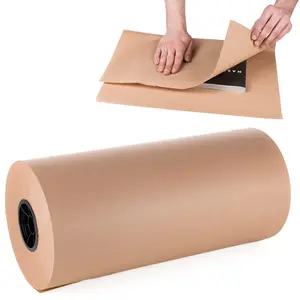 IDL Packaging 18" x 1800' SatinPack Tissue Paper Roll, 20 Basis Weight, Kraft Color, USA-Made - Acid-Free Decorative Tissue Paper for Packaging Clothing, Gift Wrapping, Art Projects, Crafts