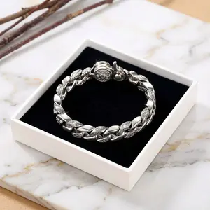 Six-Word Mantra Silver Bracelet Unisex Spiritual Jewelry for Luck Protection & Positive Energy Silver Material Spiritual Design