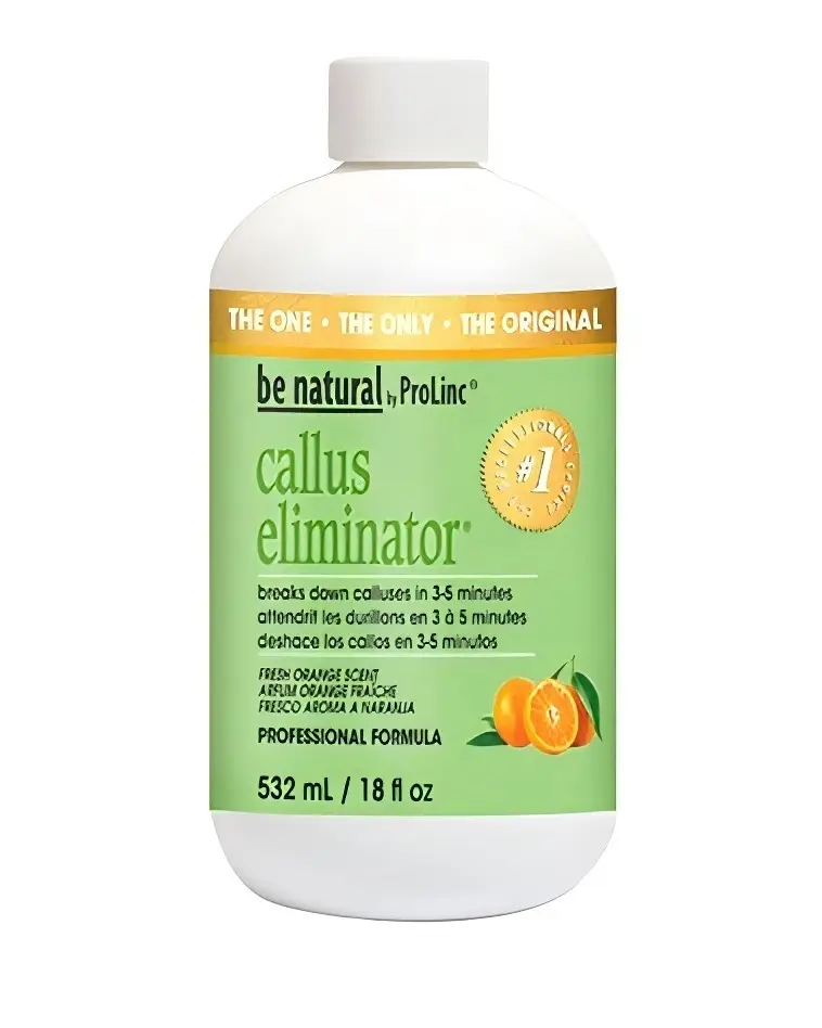 ProLinc Callus Eliminator, 18 Fl Oz Water-Based Professional Formula with Fresh Citrus Aroma for Quick Callus Breakdown, Scent, Foot Dead Skin Remover, Youth
