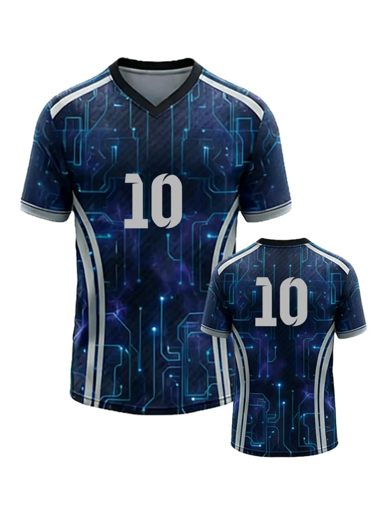 Men's football sportswear, 3D printed T-shirt + pants two-piece set, Soccer Jerseys Set, personalized football shirts for men and women, e-sports style sportswear, Esports Jersey, special clothing for game days