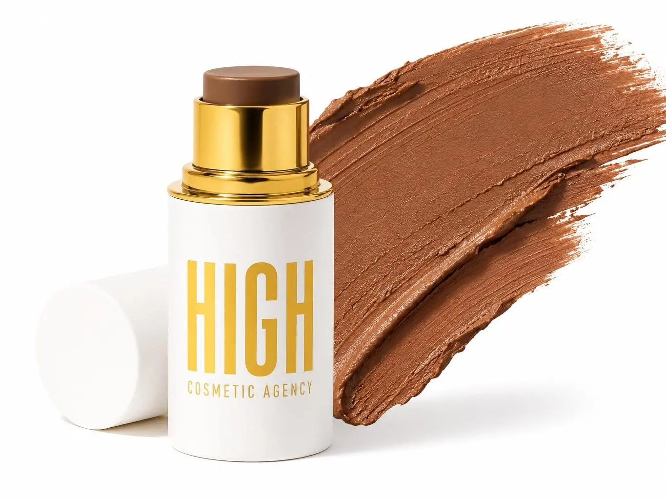 High Cosmetic Agency Cream Bronzer Stick – Cocoa Copper | Blendable Cream Contour Stick | Buildable Natural-Looking Bronze | Smooth Matte Finish | Vegan & Cruelty-Free