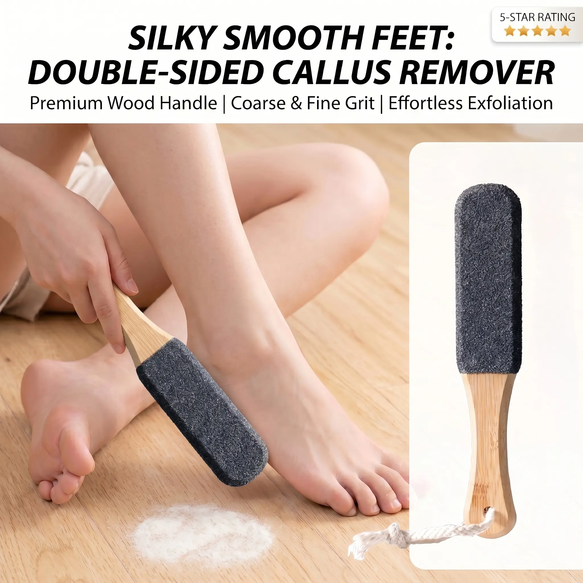 1 PCS Professional Pedicure Rasp Tool, Foot Cleaner & Callus Remover Feet, Pumice Stone for Cracked Heels, Foot Massage Roller, Foot Care Kit-YY0