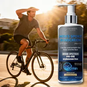 100ML Beach High-Efficiency Sunscreen, Contains Probiotics, Moisturizing Body Lotion, Lightweight and Breathable, Easy to Carry, Ideal for Beach and Sunbathing