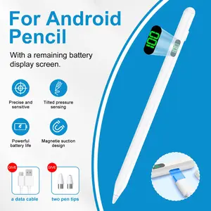 Touch Pen, Touch Stylus Pen for Android Devices, Quick Charging, Ideal for Drawing, Work, Entertainment, Compatible with Xiaomi, Samsung, Huawei