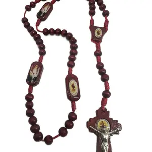 Saint Wood Rosary Saint Wood Rosary
