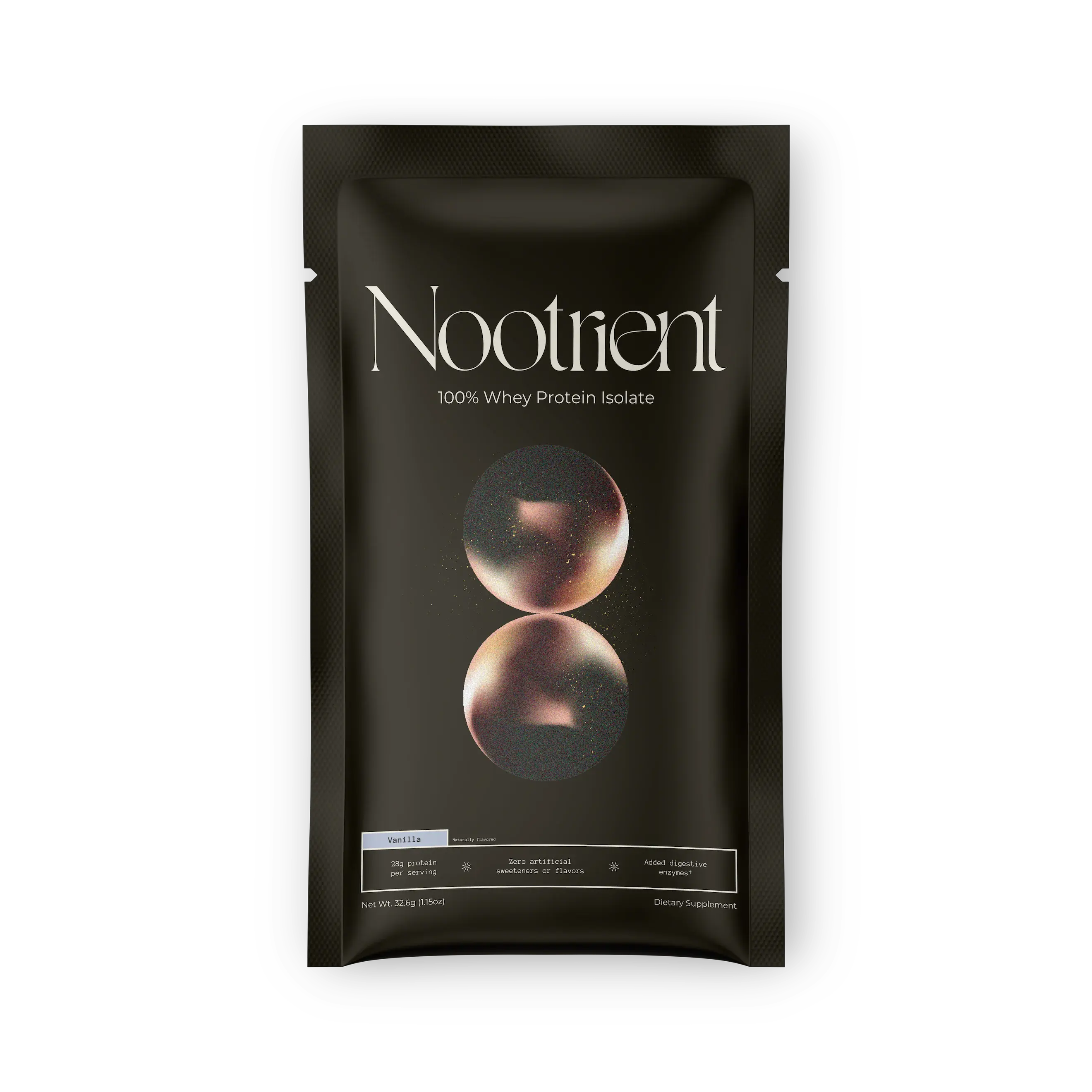 Nootrient 100% Whey Protein Isolate Travel Pack - 10 Pack, 28g Pure Protein per Serving, Lactose-Free, Vanilla & Chocolate Flavors, Third-Party Tested, Single-Serve Packs for On-the-Go Nutrition