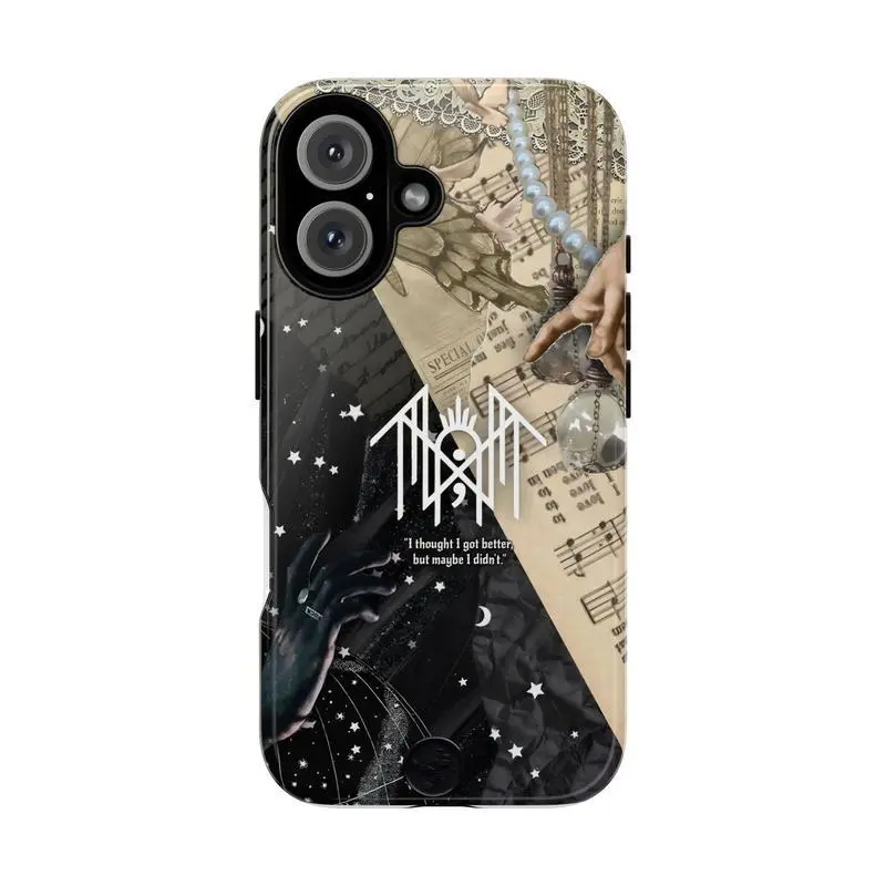 Sleep T0ken Lyrics Phone Case Compatible For iPhone 7 8 X XR 11 12 13 14 15 16 17 Pro Max For Samsung S21 S22 S23 S24 S25 Phone Case|Tough Phone Case|Gift for fan|Halloween gift|Best Gift