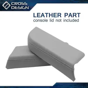 CROSSDESIGN Grey Front Door Panel Card Armrest Leather Covers (Pair) for 09-15 HONDA PILOT, Car Supplies & Auto Accessories Bundle