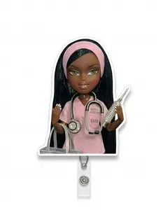 LIMITED! Medical Assistant Med Barb Badge Reel