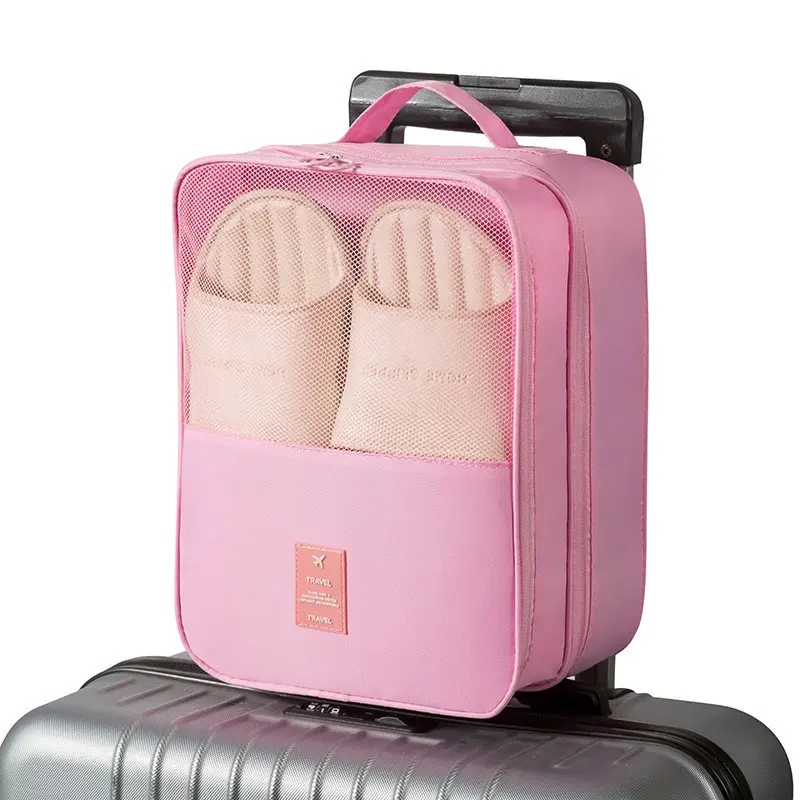 Large Capacity Shoe Storage Bag, Portable Travel Organizer, Dustproof Shoe Box, Ideal for Business Trips, Luggage Accessories