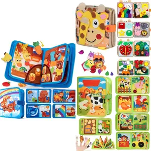 Toy Busy Book for Boy And Girl, Perfect Gifts for Boys Girls - Sensory, Learning, Educational, Halloween and Christmas sock fillers, perfect birthday gifts