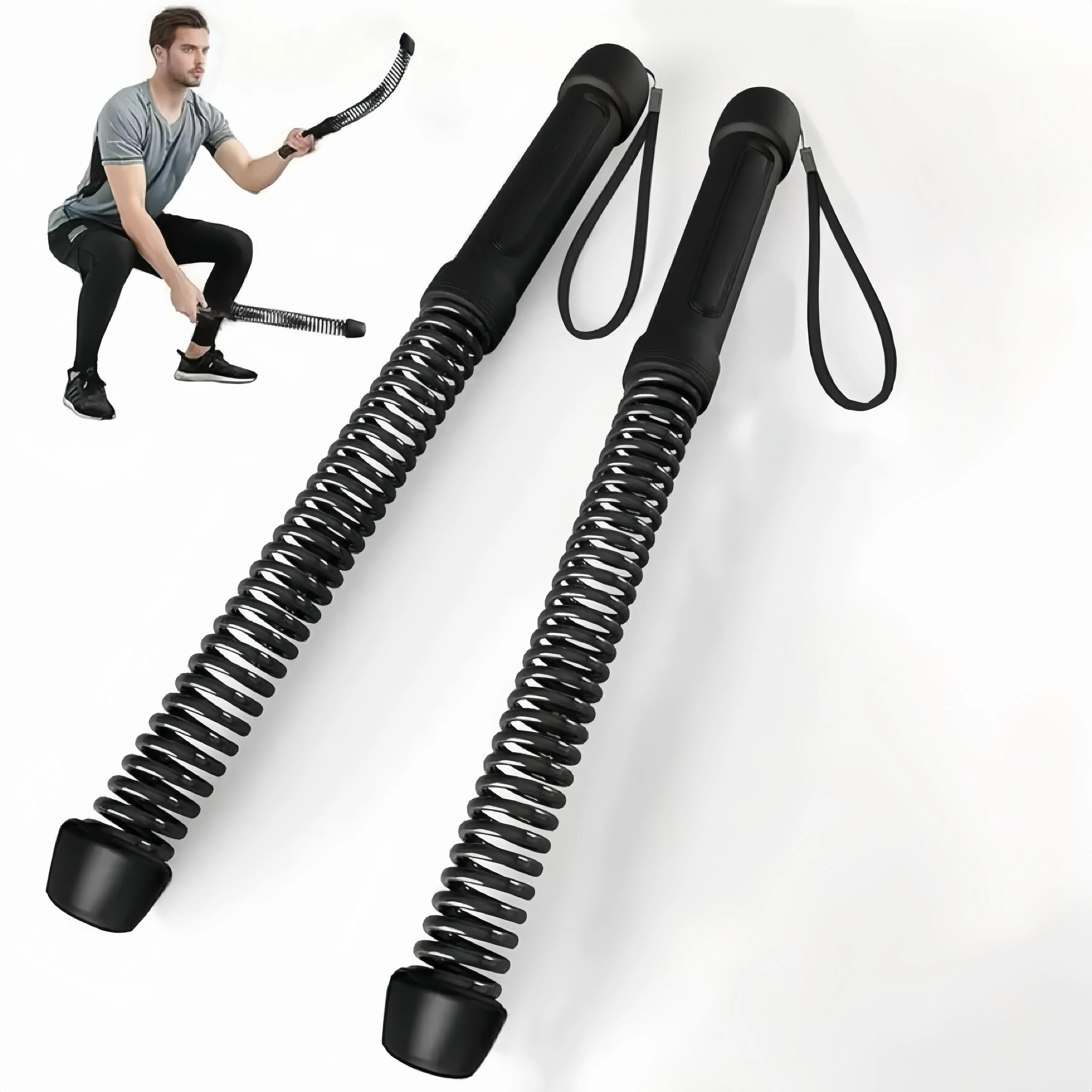 Cordless battle ropes for home gym — cordless training rope fitness equipment for men and women, weighted workout ropes for HIIT, no-jump full-body exercise, ideal for fitness enthusiasts, workout equipment and festival gift