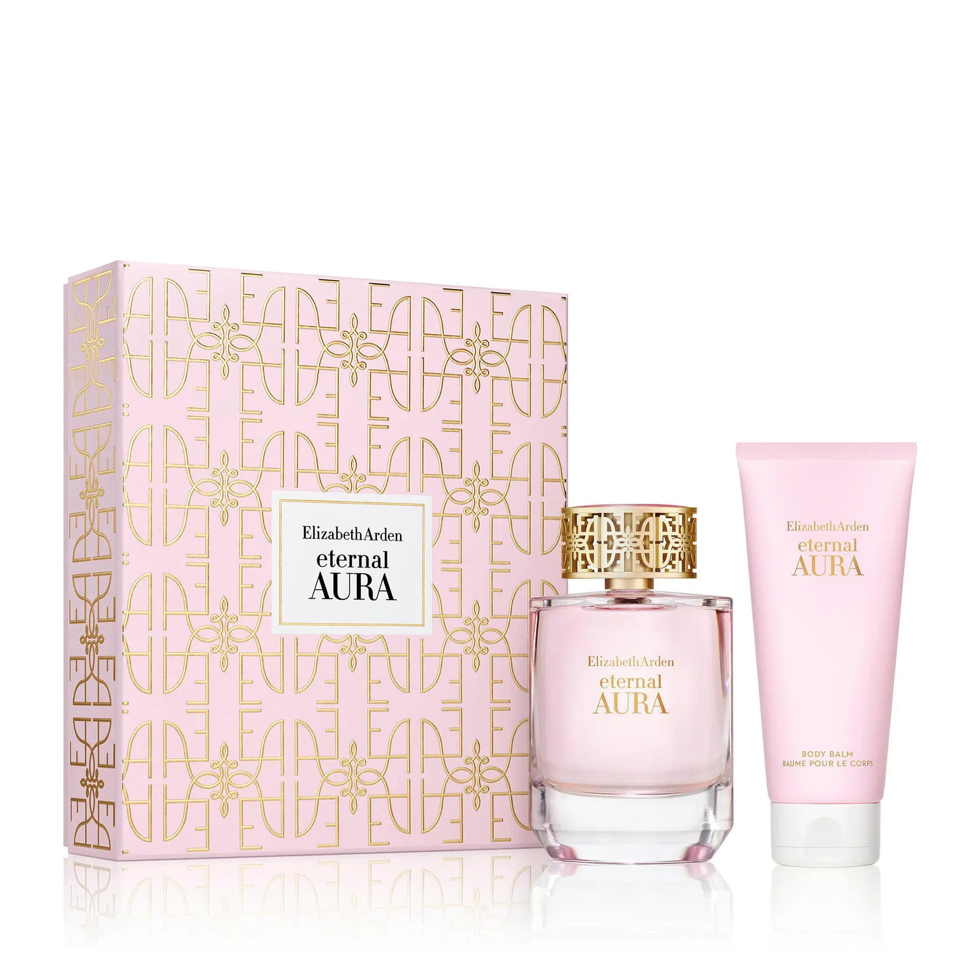 NEW Elizabeth Arden Eternal Aura 2-Piece Gift Set | Eau De Parfum (3.3 oz) & Body Balm (3.3 oz) Floral Amber Scent Duo