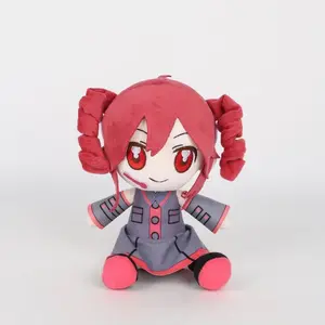 Red-Haired Anime Plush Toy – Soft Stuffed Doll for Teens & Adults, Collectible Gift for Bedroom & Desk, High Engagement, Trending, Fast-Selling