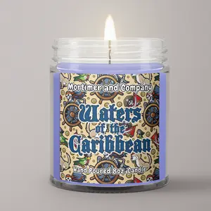 Theme Park Inspired 8oz Scented Soy Wax Blend Candle | Valentines Day Gift