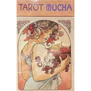 Tarot Mucha Art Nouveau 78-Card Deck by Lo Scarabeo