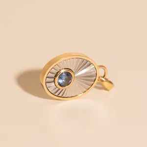 September Birthstone Necklace Charm