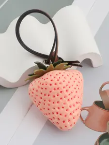 Resin Realistic Large Strawberry Bag Charm, Bag Pendant, Cute Fruit Accessory for Handbags, Fashionable and Durable Decoration