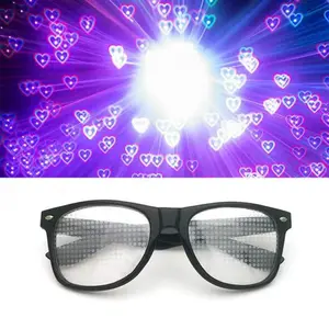 Rainbow Diffraction Glasses - Clear Design with Elegant Rainbow Pattern, Lightweight Frame, Ideal for Everyday Use Hot New