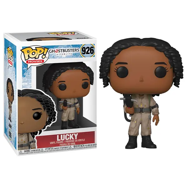Funko Pop! Ghostbusters: Afterlife Lucky 926 New Officially Licensed Vinyl Figure, Standard Display, with PopShield Protector for Collectors, Fans Of Ghostbusters