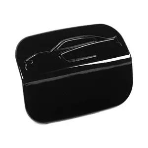 Carbon Fiber Style ABS Material Door Fuel Tank Gas Cap Cover Trim for 2011+ Dodge Charger Easy Installation Vehicle Upgrade Car Special Accessories