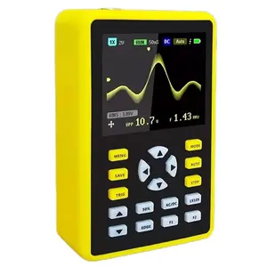 ADS5012h Handheld Digital Portable Oscilloscope Mini Storage Oscilloscope Kit with 100MHz Bandwidth 500MS/s Sampling Rate 2.4'' TFT LCD Display