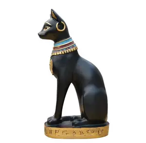 Egyptian Cat Figurine Statue