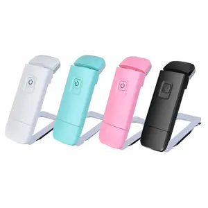 Rechargeable USB LED Clip-On Book Light, Three Color Modes, Adjustable Brightness, Eye-Care, Portable Bookmark Lamp for Reading, USB Powered Lamp