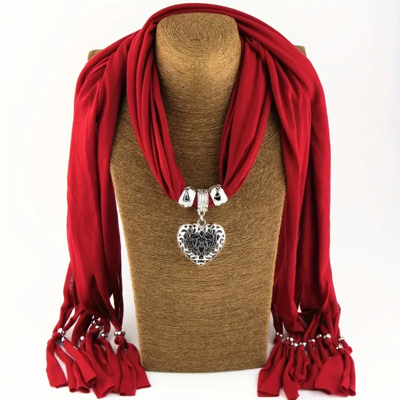 Boho Multicolor Yarn-Dyed Polyester Scarf, Unisex Decorative Neck Wrap for Mature Wear, Inelastic, Machine Wash or Professional Dry Clean, Inelasticity, Plain