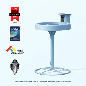 Birdfy Smart Bird Bath with Camera Solar Powered & Fountain, Dual-Lens Camera for Wildbird Watching, Auto Capture Bird Videos & Motion Detection