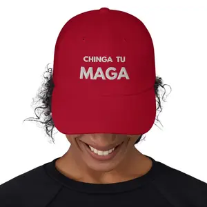 Chinga Tu MAGA Trucker Hat in Red, Black or Navy with White Embroidered Text