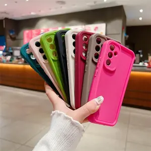 For Samsung Galaxy S 24 S24plus S24ultra A 35 55 25 Matte Silicone Case For Samsung Galaxy A55 A35 A25 4g S24 Plus Ultra 5g Shockproof Back Cover