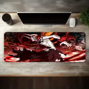 Bleach Ichigo Kurosaki Final Getsuga Tensho XXL Anime Gaming Mouse Pad Anti-Slip Desk Mat