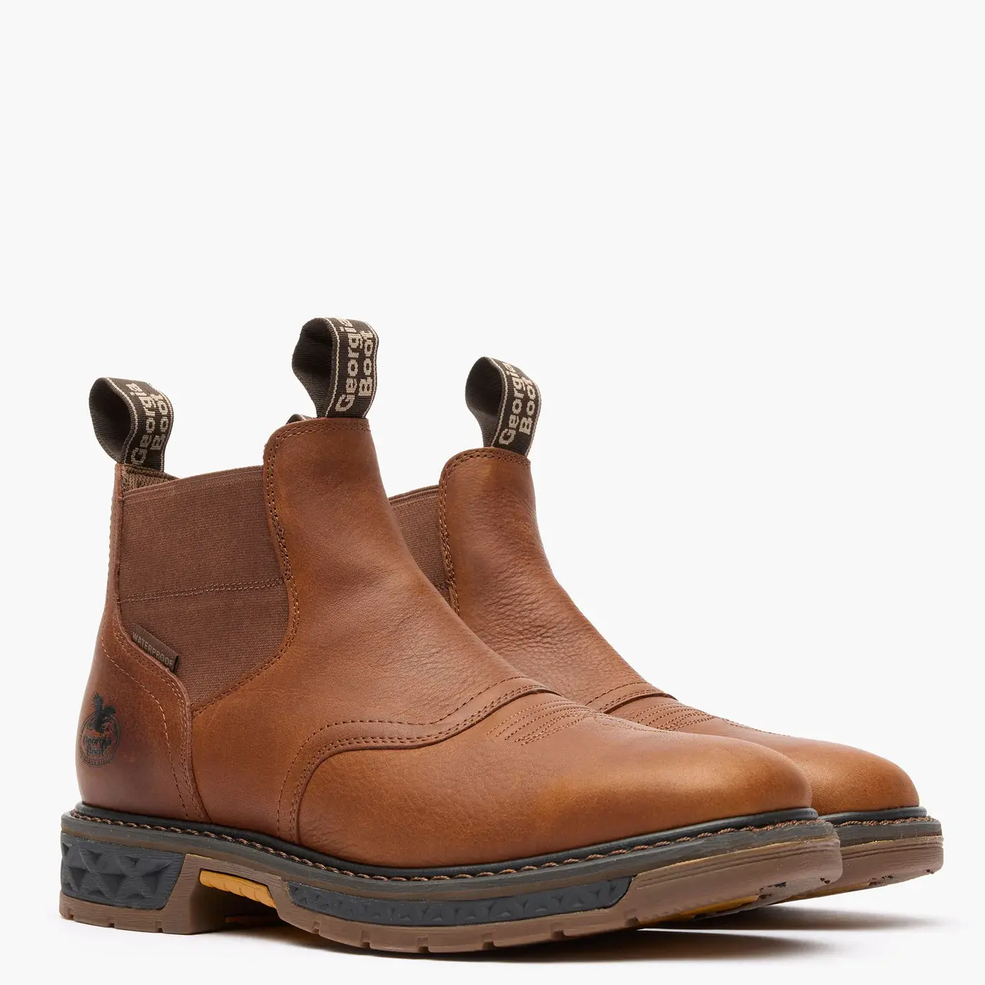 Wide EE Georgia Boot Carbo-Tec LT Waterproof Chelsea Work Boot