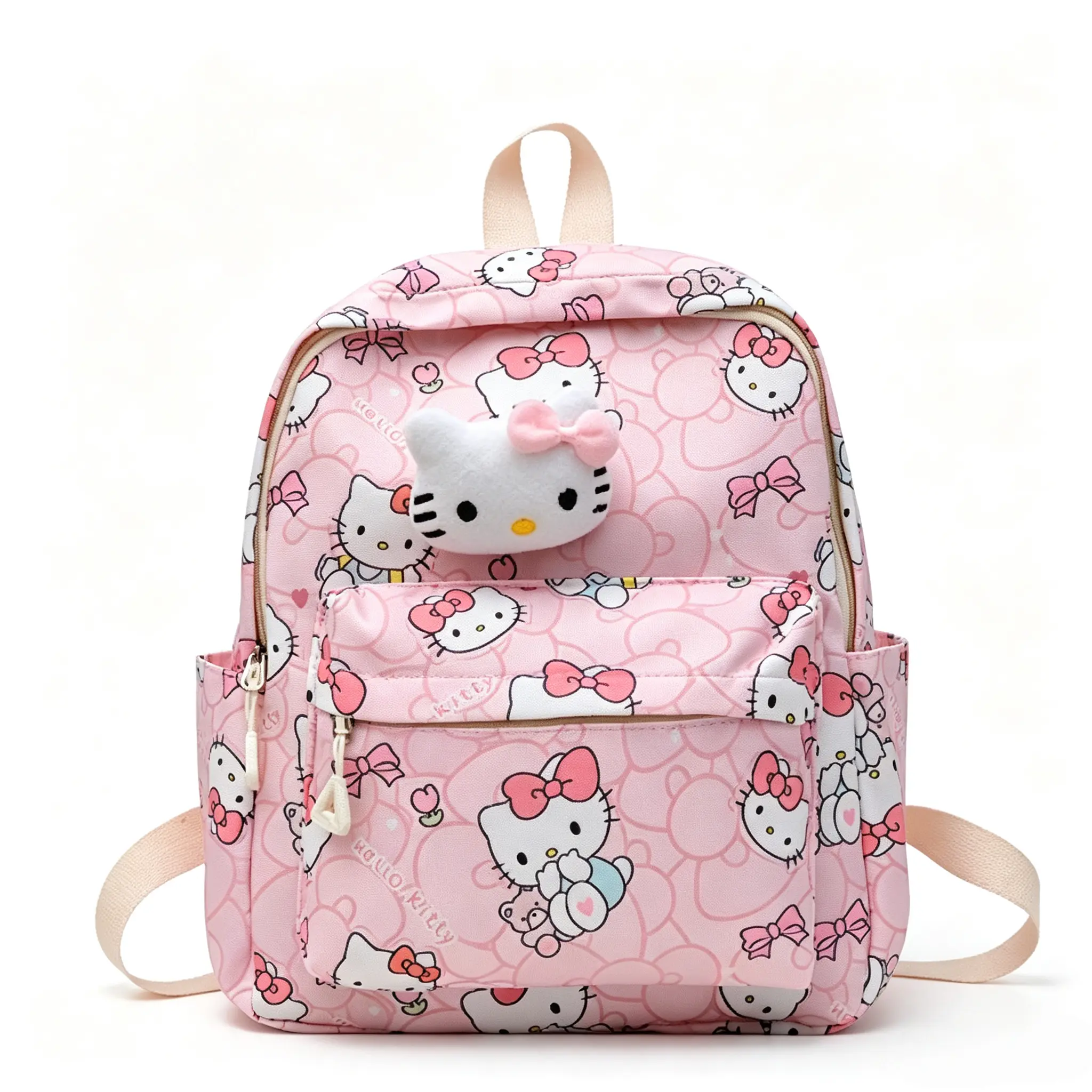 Sanrio Hello Kitty Mini Backpack Lightweight Portable Cartoon Daypack Kawaii Casual Shoulder Bag for Girls & Teens