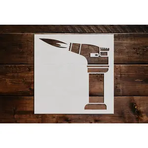 Flame Torch Stencil - Art and Wall Stencil