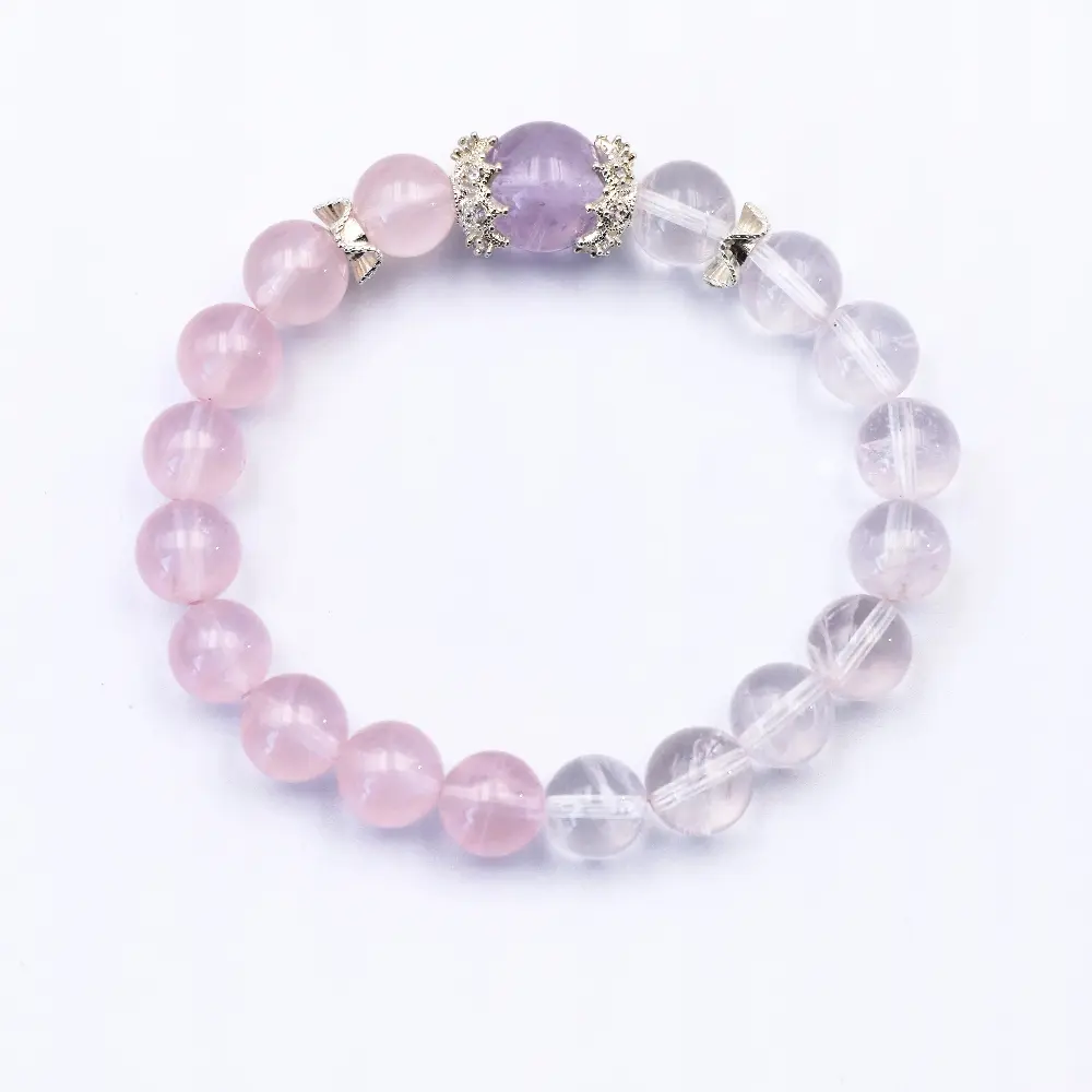 Natural Rose Quartz Bracelet – Heart Chakra Healing Choice